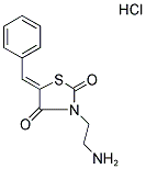 (5Z)-3-(2-AMINOETHYL)-5-BENZYLIDENE-1,3-THIAZOLIDINE-2,4-DIONE HYDROCHLORIDE Struktur