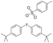 BIS(4-TERT-BUTYLPHENYL)IODONIUM P-TOLUENESULFONATE Struktur