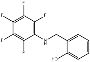 2-[(2,3,4,5,6-PENTAFLUOROANILINO)METHYL]BENZENOL Struktur