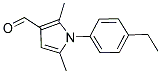 1-(4-ETHYLPHENYL)-2,5-DIMETHYL-1H-PYRROLE-3-CARBALDEHYDE Struktur