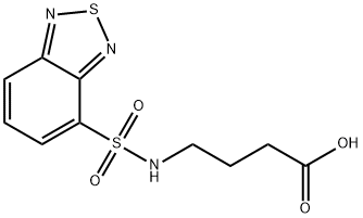 4-[(2,1,3-BENZOTHIADIAZOL-4-YLSULFONYL)AMINO]BUTANOIC ACID Struktur