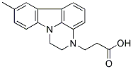 3-(8-METHYL-1,2-DIHYDRO-3H-PYRAZINO[3,2,1-JK]CARBAZOL-3-YL)PROPANOIC ACID Struktur