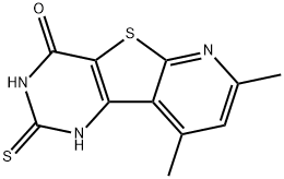 7,9-DIMETHYL-2-SULFANYLPYRIDO[3',2':4,5]THIENO[3,2-D]PYRIMIDIN-4-OL Struktur