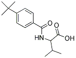 2-(4-TERT-BUTYL-BENZOYLAMINO)-3-METHYL-BUTYRIC ACID Struktur