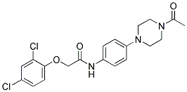 N-(4-(4-ACETYLPIPERAZIN-1-YL)PHENYL)-2-(2,4-DICHLOROPHENOXY)ACETAMIDE