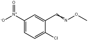 2-CHLORO-5-NITROBENZENECARBALDEHYDE O-METHYLOXIME Struktur