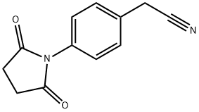 2-[4-(2,5-DIOXO-1-PYRROLIDINYL)PHENYL]ACETONITRILE Struktur