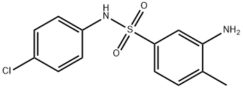 3-AMINO-N-(4-CHLORO-PHENYL)-4-METHYL-BENZENESULFONAMIDE Struktur