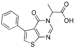 2-(4-OXO-5-PHENYL-4H-THIENO[2,3-D]PYRIMIDIN-3-YL)-PROPIONIC ACID Struktur