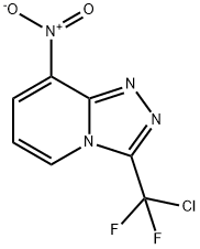 3-[CHLORO(DIFLUORO)METHYL]-8-NITRO[1,2,4]TRIAZOLO[4,3-A]PYRIDINE Struktur