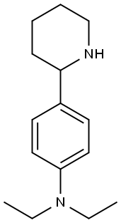 N,N-DIETHYL-4-(2-PIPERIDINYL)ANILINE Struktur