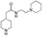 N-(2-(1-PIPERIDINO)ETHYL)-4-PIPERIDINOACETAMIDE Struktur