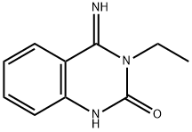 3-ETHYL-4-IMINO-3,4-DIHYDRO-2(1H)-QUINAZOLINONE Struktur