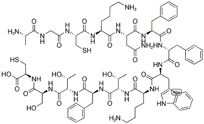 (D-PHE7)-SOMATOSTATIN-14 Struktur