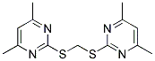 2-(([(4,6-DIMETHYLPYRIMIDIN-2-YL)SULFANYL]METHYL)SULFANYL)-4,6-DIMETHYLPYRIMIDINE Struktur