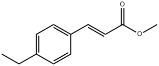 METHYL (E)-3-(4-ETHYLPHENYL)-2-PROPENOATE Struktur