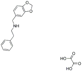 BENZO[1,3]DIOXOL-5-YLMETHYL-PHENETHYL-AMINE OXALATE Struktur