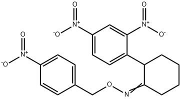 2-(2,4-DINITROPHENYL)CYCLOHEXANONE O-(4-NITROBENZYL)OXIME Structure