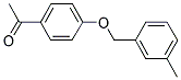 1-(4-[(3-METHYLBENZYL)OXY]PHENYL)ETHANONE Struktur