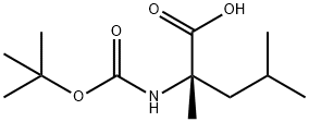 BOC-ALPHA-METHYL-DL-LEUCINE Struktur