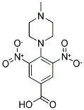 4-[1-(4-METHYLPIPERAZINO)]-3,5-DINITROBENZOIC ACID Struktur