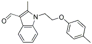 2-METHYL-1-[2-(4-METHYLPHENOXY)ETHYL]-1H-INDOLE-3-CARBALDEHYDE Struktur