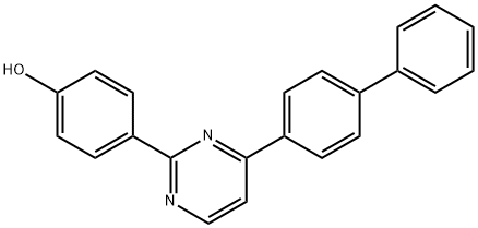 4-(4-[1,1'-BIPHENYL]-4-YL-2-PYRIMIDINYL)BENZENOL Struktur