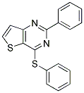 2-PHENYL-4-(PHENYLSULFANYL)THIENO[3,2-D]PYRIMIDINE Struktur