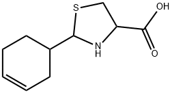 2-CYCLOHEX-3-EN-1-YL-1,3-THIAZOLIDINE-4-CARBOXYLIC ACID Struktur