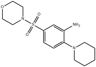 5-(MORPHOLIN-4-YLSULFONYL)-2-PIPERIDIN-1-YLANILINE Struktur