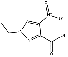 1-ETHYL-4-NITRO-1H-PYRAZOLE-3-CARBOXYLIC ACID Struktur