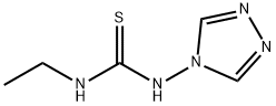 N-ETHYL-N'-(4H-1,2,4-TRIAZOL-4-YL)THIOUREA Struktur