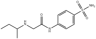 2-SEC-BUTYLAMINO-N-(4-SULFAMOYL-PHENYL)-ACETAMIDE Struktur