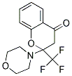 2-MORPHOLIN-4-YL-2-(TRIFLUOROMETHYL)-2,3-DIHYDRO-4H-CHROMEN-4-ONE Struktur