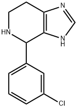 4-(3-CHLOROPHENYL)-4,5,6,7-TETRAHYDRO-3H-IMIDAZO[4,5-C]PYRIDINE Struktur