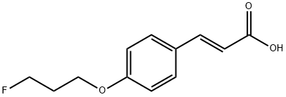 3-[4-(3-FLUOROPROPOXY)PHENYL]ACRYLIC ACID Struktur