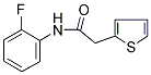 N-(2-FLUOROPHENYL)-2-(2-THIENYL)ETHANAMIDE Struktur