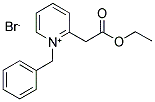 1-BENZYL-2-(2-ETHOXY-2-OXOETHYL)PYRIDINIUM BROMIDE Struktur