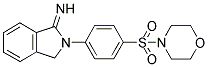 2-[4-(MORPHOLINE-4-SULFONYL)-PHENYL]-2,3-DIHYDRO-ISOINDOL-1-YLIDENEAMINE Struktur