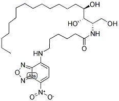 N-(6-[(7-NITRO-2-1,3-BENZOXADIAZOL-4-YL)AMINO]CAPROYL)-PHYTOSPHINGOSINE Structure