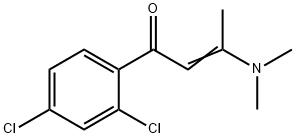 (E)-1-(2,4-DICHLOROPHENYL)-3-(DIMETHYLAMINO)-2-BUTEN-1-ONE Struktur