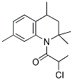 1-(2-CHLOROPROPANOYL)-2,2,4,7-TETRAMETHYL-1,2,3,4-TETRAHYDROQUINOLINE Struktur