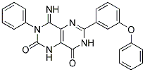 4-IMINO-3-PHENYL-6-(3-PHENOXYPHENYL)-1,3,7-TRIHYDRO-5,7-DIAZAQUINAZOLINE-2,8-DIONE Struktur