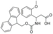 3-N-FMOC-3-(2-METHOXY-PHENYL)-PROPIONIC ACID Struktur