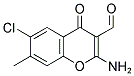 2-AMINO-6-CHLORO-7-METHYL-3-FORMYL CHROMONE Struktur