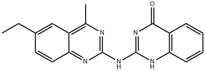 2-[(6-ETHYL-4-METHYLQUINAZOLIN-2-YL)AMINO]QUINAZOLIN-4(1H)-ONE Struktur