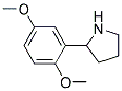 2-(2,5-DIMETHOXYPHENYL)PYRROLIDINE Struktur