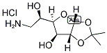 6-AMINO-6-DEOXY-1,2-O-ISOPROPYLIDENE-A-D-GLUCOFURANOSE, HYDROCHLORIDE Struktur