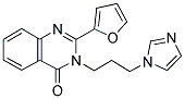 2-(2-FURYL)-3-[3-(1H-IMIDAZOL-1-YL)PROPYL]QUINAZOLIN-4(3H)-ONE Struktur