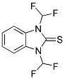 1,3-BIS(DIFLUOROMETHYL)BENZIMADAZOLE-2-THIONE Struktur